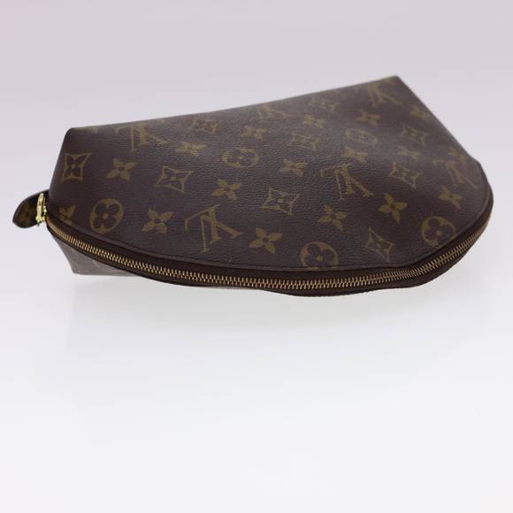 LOUIS VUITTON Monogram Trousse Demi Ronde Cosmetic Pouch M47520 LV Auth hk660 - Picture 5 of 16